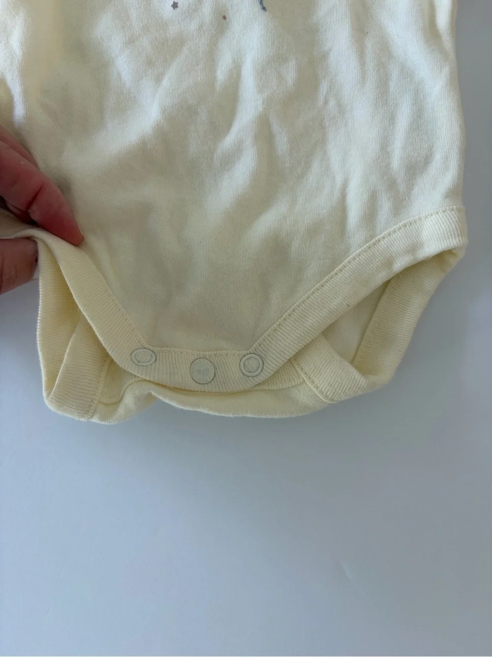 Home Grown Baby Ivory Long Sleeve Cotton Bodysuit 0-3 Months Dream And Balloons